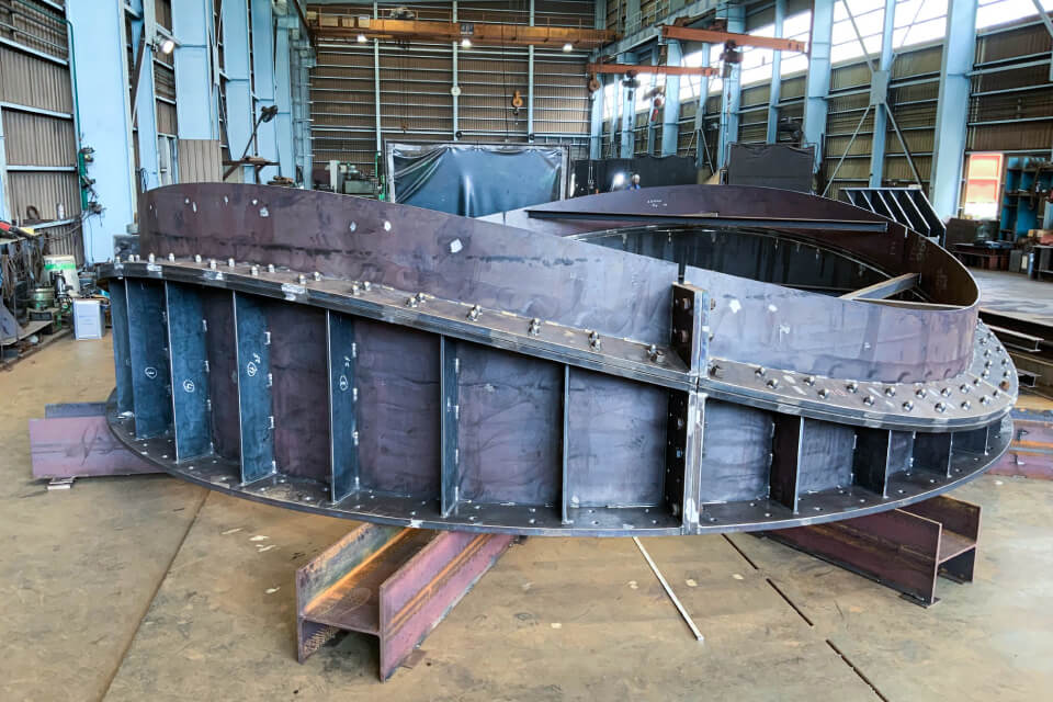 工事実績｜長年の実績を活かした、シールド工事仮設機械設備の計画設計「タチバナエンジ株式会社」