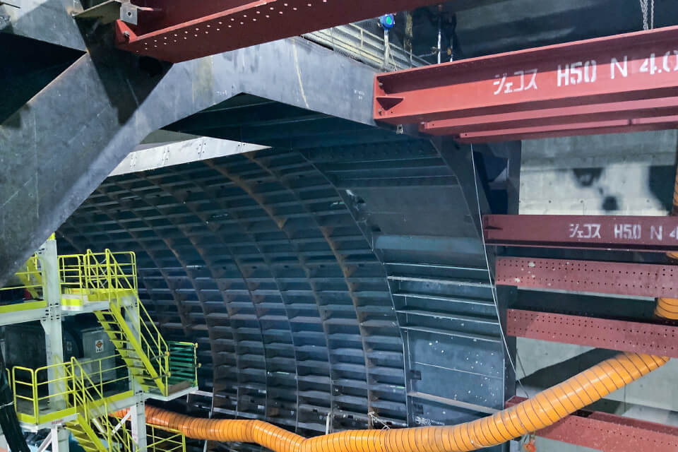 工事実績｜長年の実績を活かした、シールド工事仮設機械設備の計画設計「タチバナエンジ株式会社」